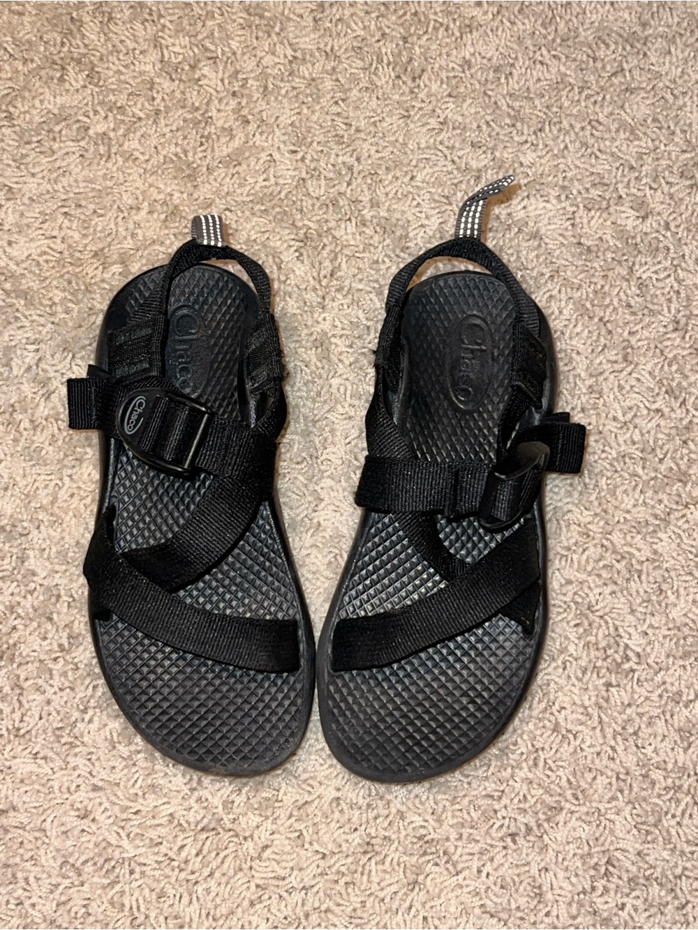 Chaco Kids' Black Adjustable Sport Sandals. Like new condition.